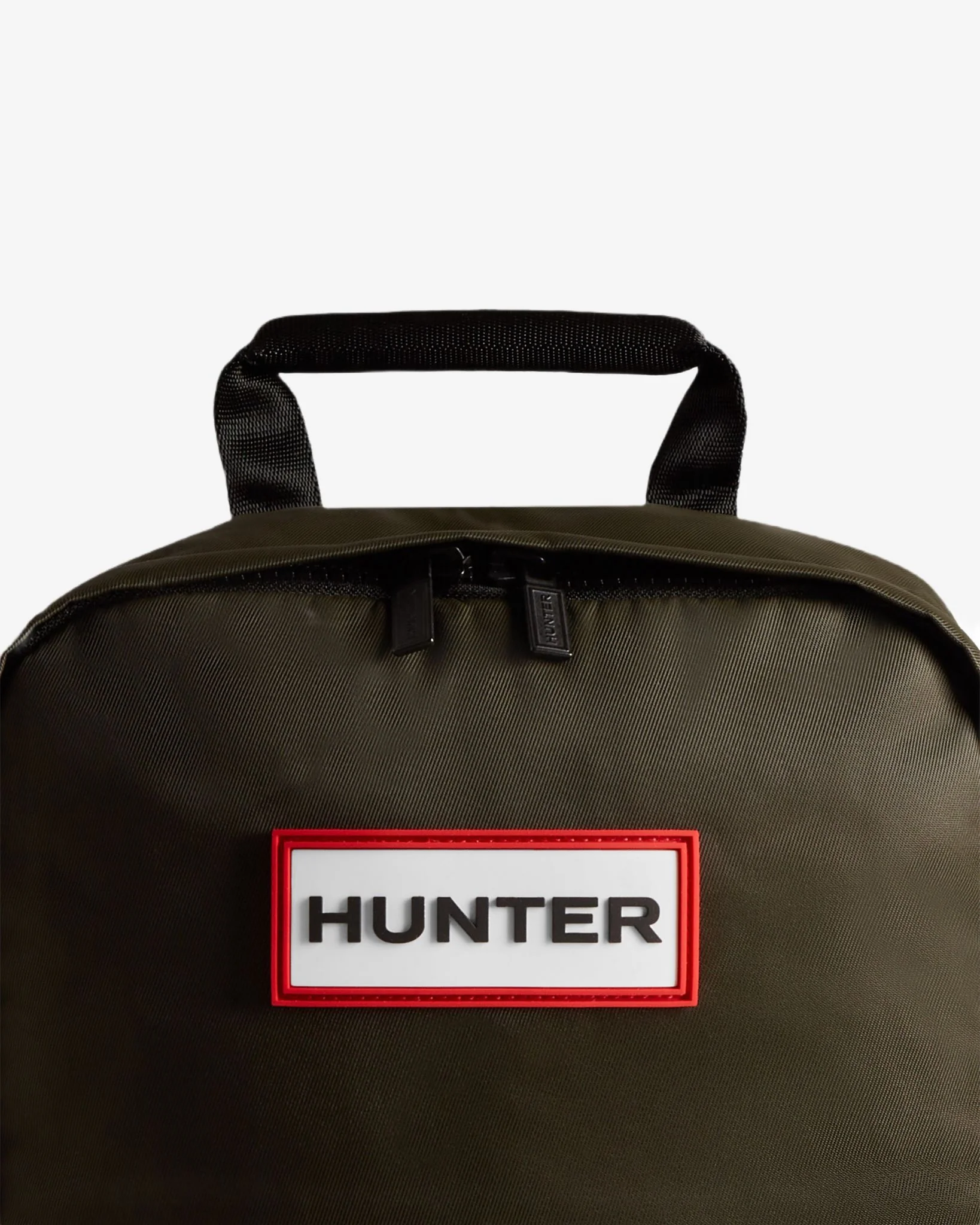 Nylon Backpack Dark Olive - Image 5