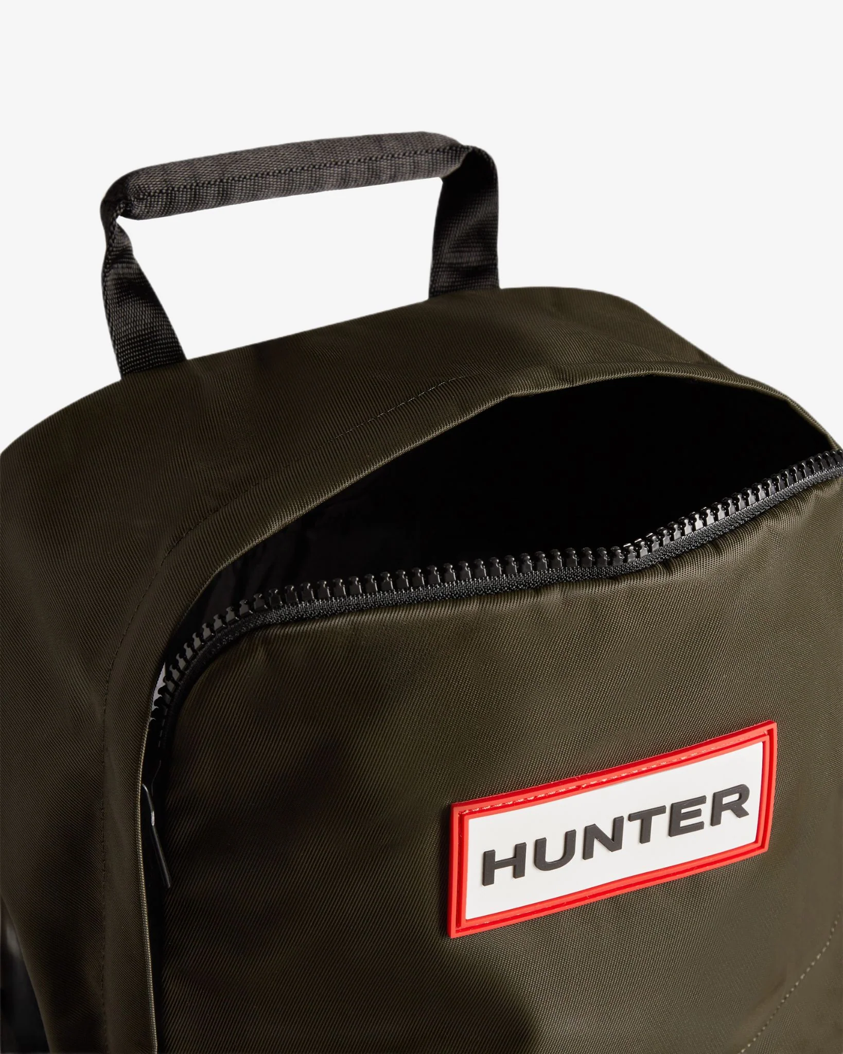 Nylon Backpack Dark Olive - Image 6