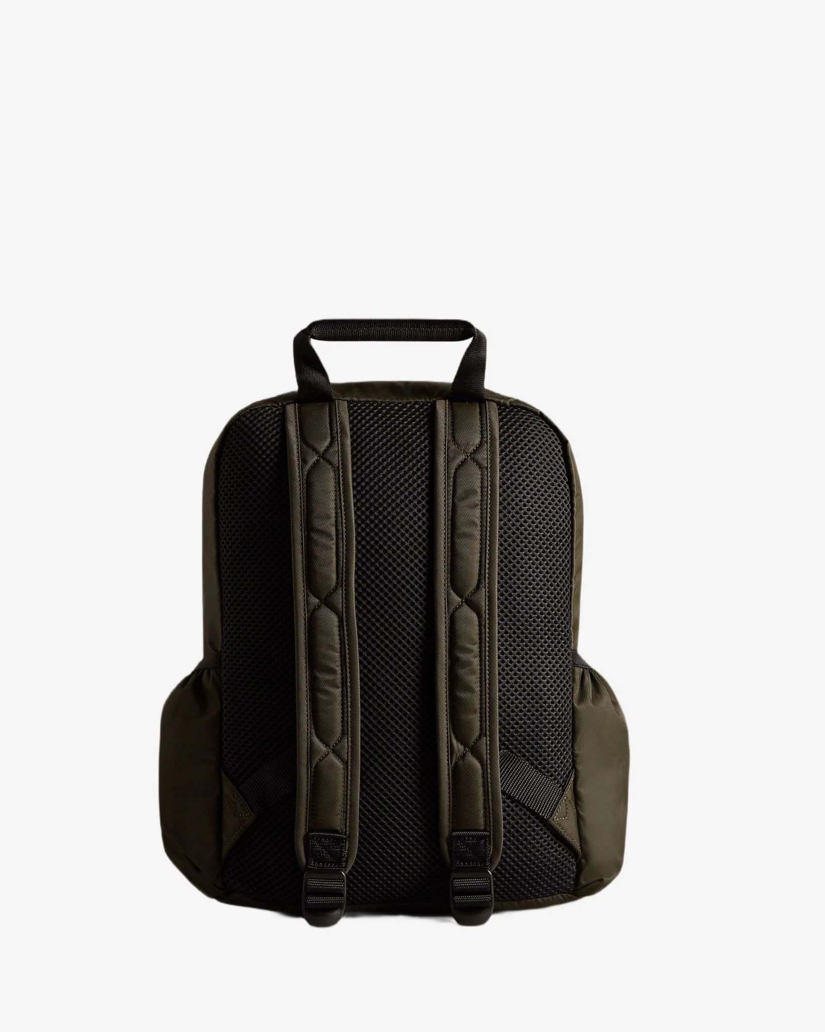 Nylon Large Backpack Dark Olive - Image 2