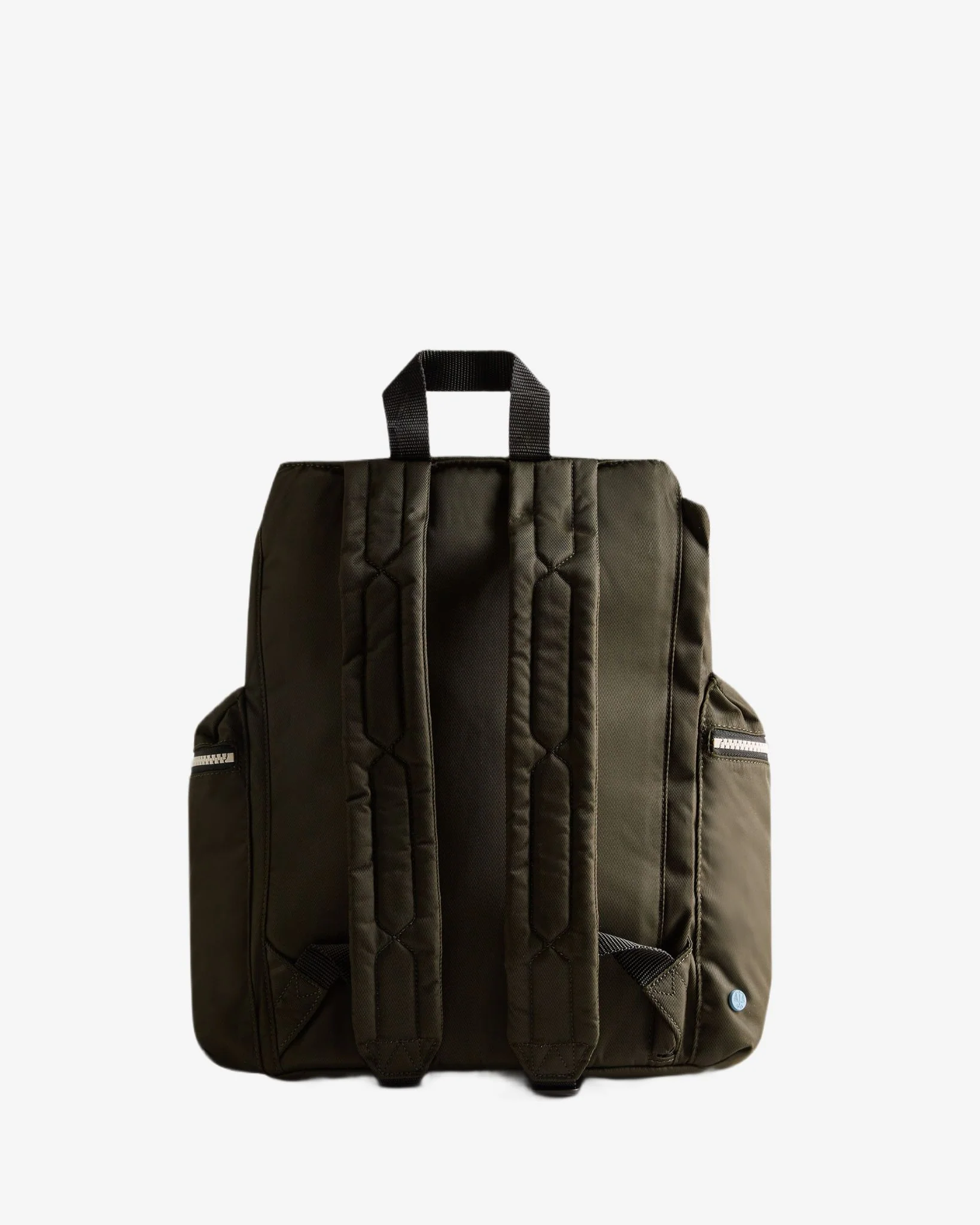 Nylon Large Topclip Backpack Dark Olive - Image 2