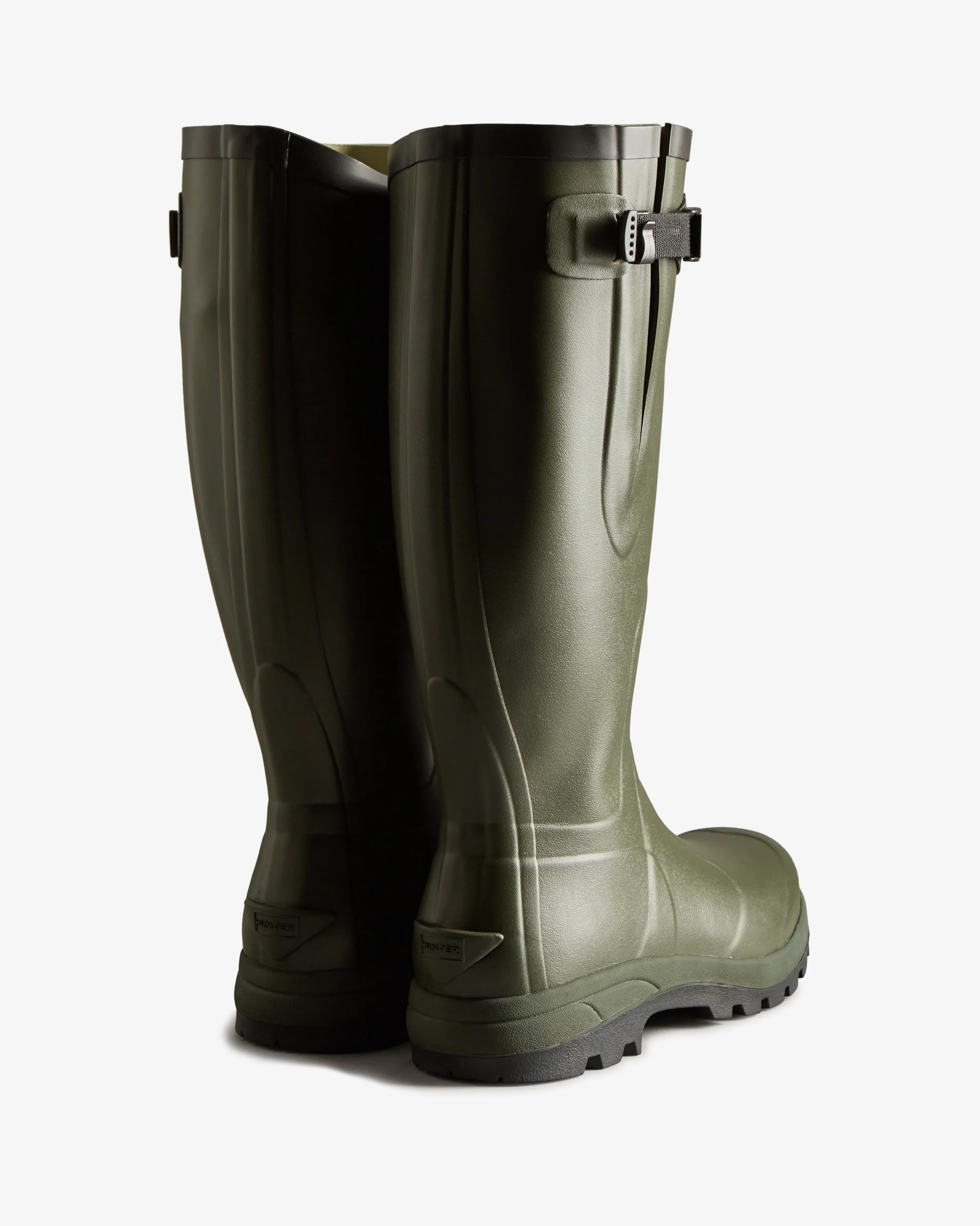 Unisex Balmoral Classic Side Adjustable Boots Dark Olive - Image 3