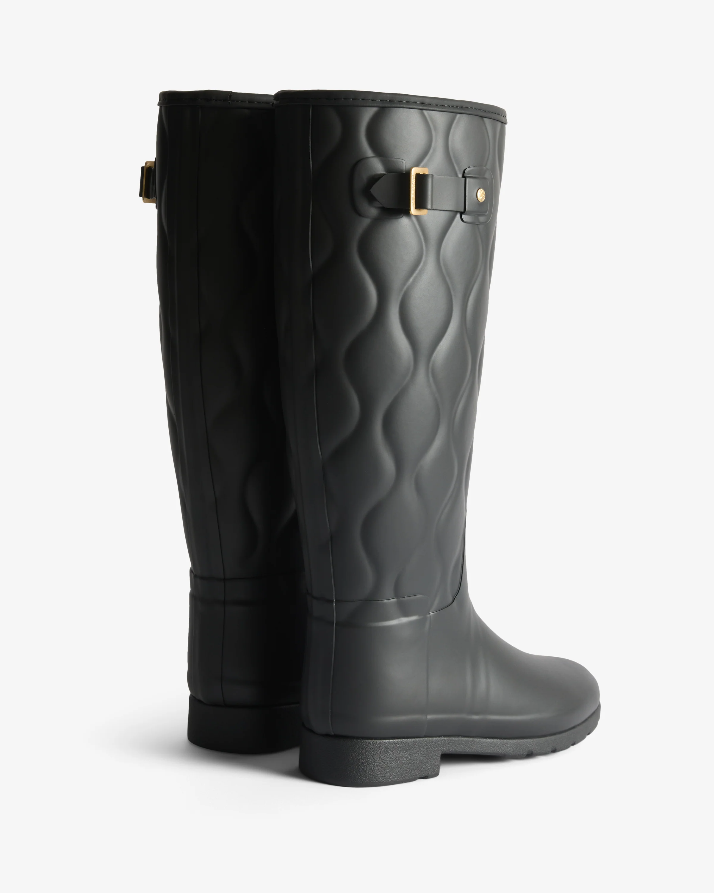 Women's Original Refined Tall Onion Quilt Boots Black - Image 3